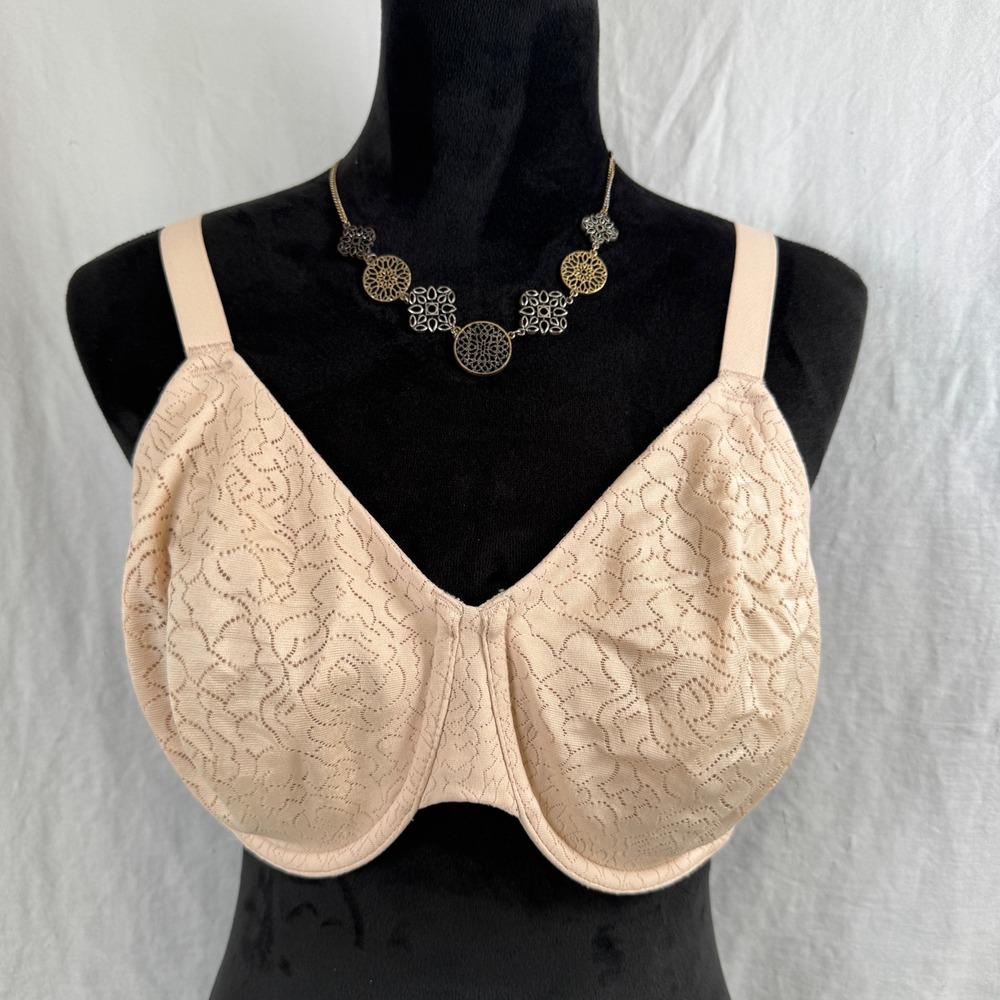 Women's Wacoal Awareness Underwire Bra 40D Nude Lace 855345